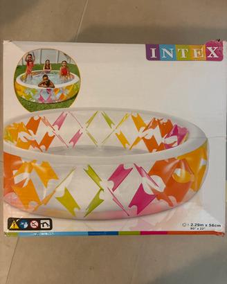 Piscina gonfiabile intex 2.29x56 cm colorata