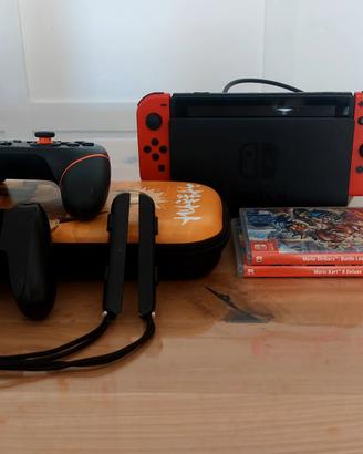 Nintendo Switch + giochi + custodia 