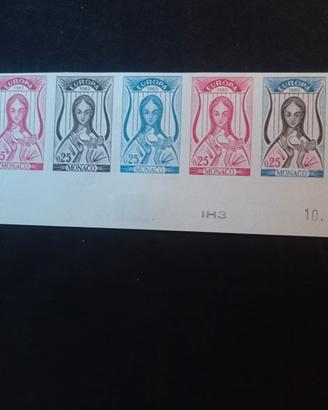 FOGLIETTO (MONACO)  "SERIE  EUROPA"  0,25 Fr.