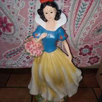 Statua Biancaneve dei sette nani da giardino
