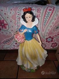 Statua Biancaneve dei sette nani da giardino