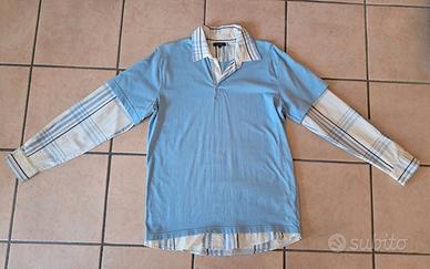 Polo uomo Tex Man effetto doppia manica tg M