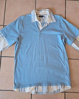 Polo uomo Tex Man effetto doppia manica tg M