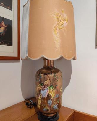 Lampada con decorazione
