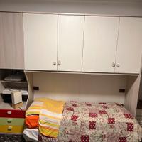 armadio a ponte con angolo