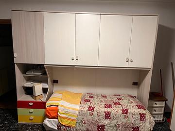 armadio a ponte con angolo