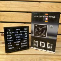 orologio da tavolo a parole