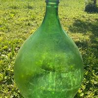 Damigiana in Vetro Verde