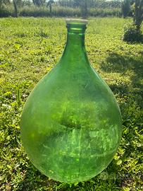 Damigiana in Vetro Verde