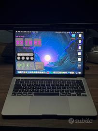MacBook Pro M1 touchbar batteria 96% + borsa