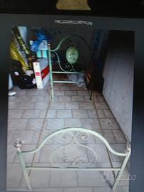 Letto singolo ferro battuto