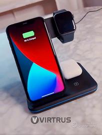 Caricabetterie Wireless 3 in 1