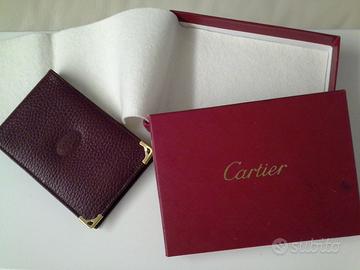 CARTIER portafoglio e porta assegni vintage