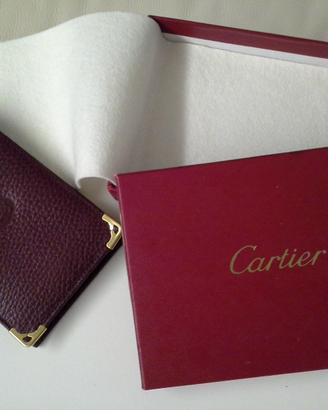CARTIER portafoglio e porta assegni vintage