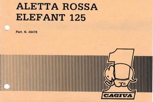Manuale officina Cagiva Elefant/ Aletta Rossa 125