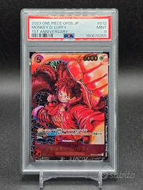 PSA 9 Monkey D. Luffy ST01-012 1st Anniversary JAP