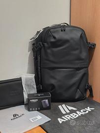 Zaino AIRBACK Carry-On NERO NUOVO con accessori