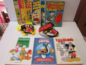 FUMETTI PAPERINO TOPOLINO PISTOLA LASER PAPERINIK