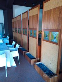 parete attrezzata modulare in legno