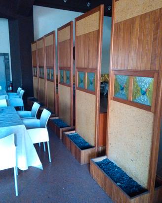 parete attrezzata modulare in legno