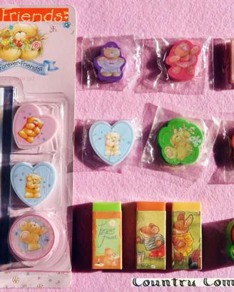 ❤ Vintage FOREVER FRIENDS orsetti Hallmark Gommine