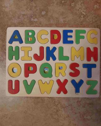 PUZZLE LETTERE ALFABETO