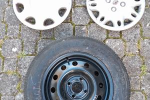 ruota di scorta completa Renault raggio 14