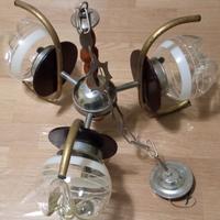 Lampadario vintage anni '70