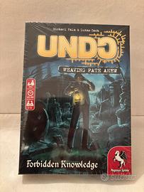 UNDO Forbidden Knowledge, gioco da tavolo narrativ
