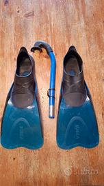 Pinne marca SUBEA tg 40-41 con boccaglio