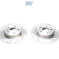 DISCHI FRENO FORATI E SCANALATI PER MITSUBISHI