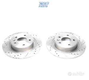 DISCHI FRENO FORATI E SCANALATI PER MITSUBISHI