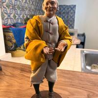 pastore napoletano, in legno,  fatto a mano