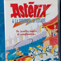 vhs film/cartone : asterix e la sorpresa di cesare