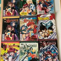 Lotto manga The Slayers,Dragon Ball,Cat's Eye
