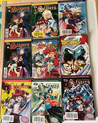 Lotto manga The Slayers,Dragon Ball,Cat's Eye