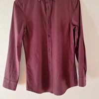 Camicia viola uomo H&M – maniche lunghe, taglia XS