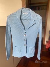 Daniel&Mayer blazer azzurro cotone