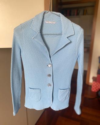 Daniel&Mayer blazer azzurro cotone
