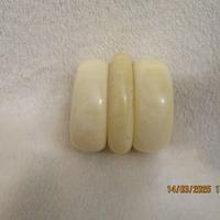 3 bracciali avorio