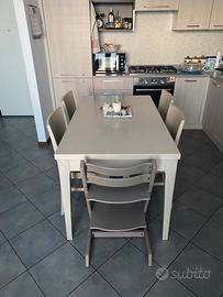 Tavolo allungabile legno impiallacciato