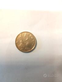 Spagna Moneta da 5 Ptas del 1993