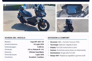   scooter  125 di cilindrata.