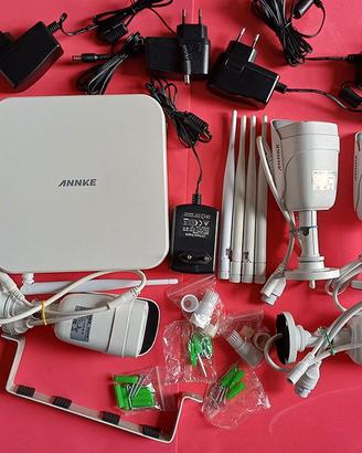 Kit videosorveglianza wireless NVR/DVR Annke 1080P