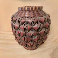 Antico vaso in bamboo 