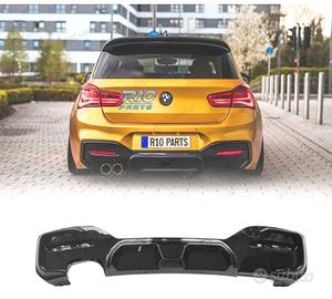 DIFFUSORE BMW F20 LCI 15-19 LOOK CS NERO LUCIDO