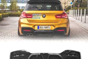 DIFFUSORE BMW F20 LCI 15-19 LOOK CS NERO LUCIDO