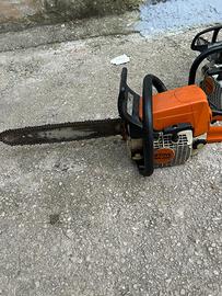 Motoseghe STIHL MS 260+MS 192T potatura.