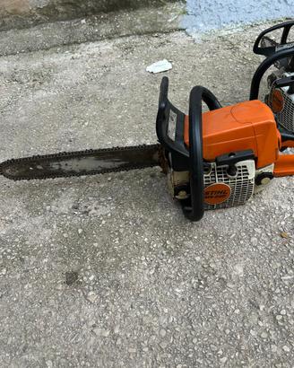 Motoseghe STIHL MS 260+MS 192T potatura.