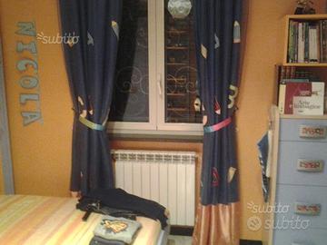 Tenda con bastone per cameretta